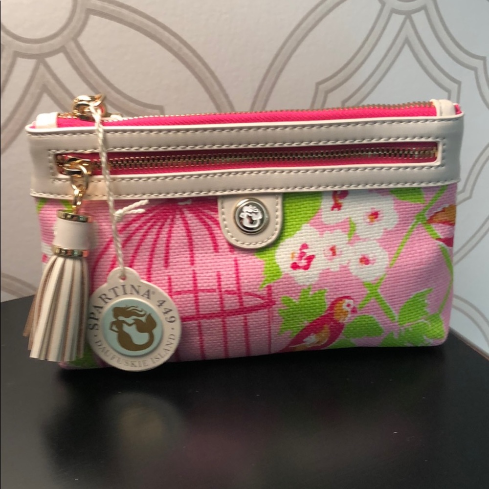 Spartina Wilson Tassel Wristlet